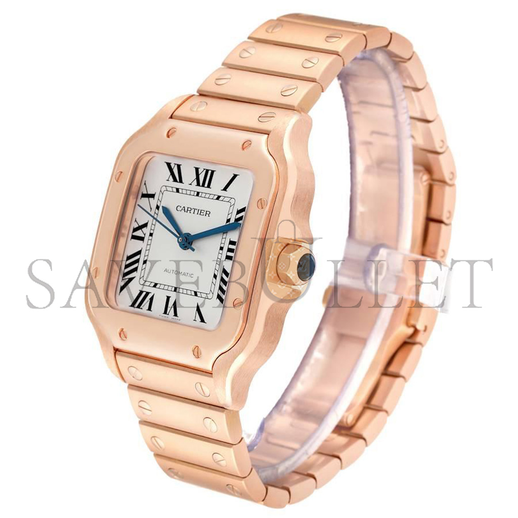 CARTIER SANTOS ROSE GOLD MIDSIZE 35.1MM  WATCH WGSA0008